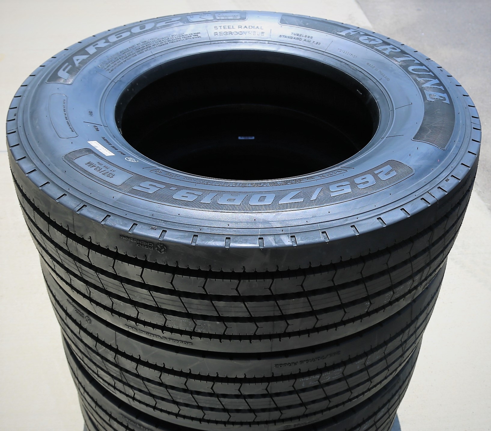 2 New Fortune FAR602 265/70R19.5 Load G 14 Ply All Position Commercial Tires