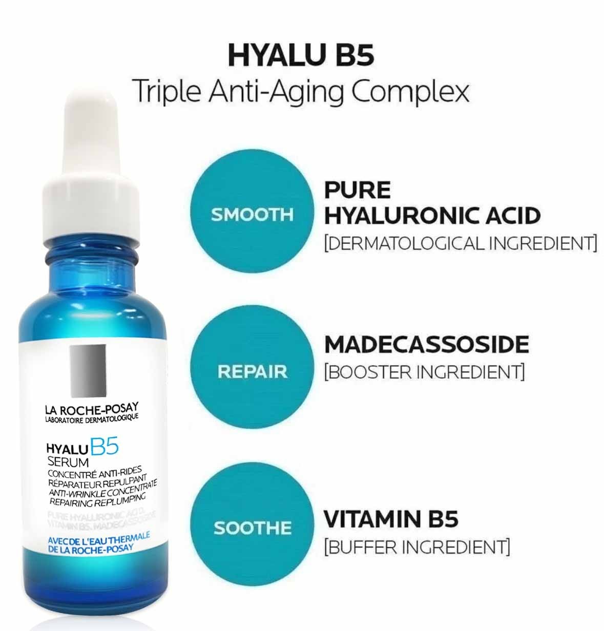 'La Roche Posay' Hyalu B5 serum Anti-Wrinkle Concentrate Repairing 30ML US SHIP