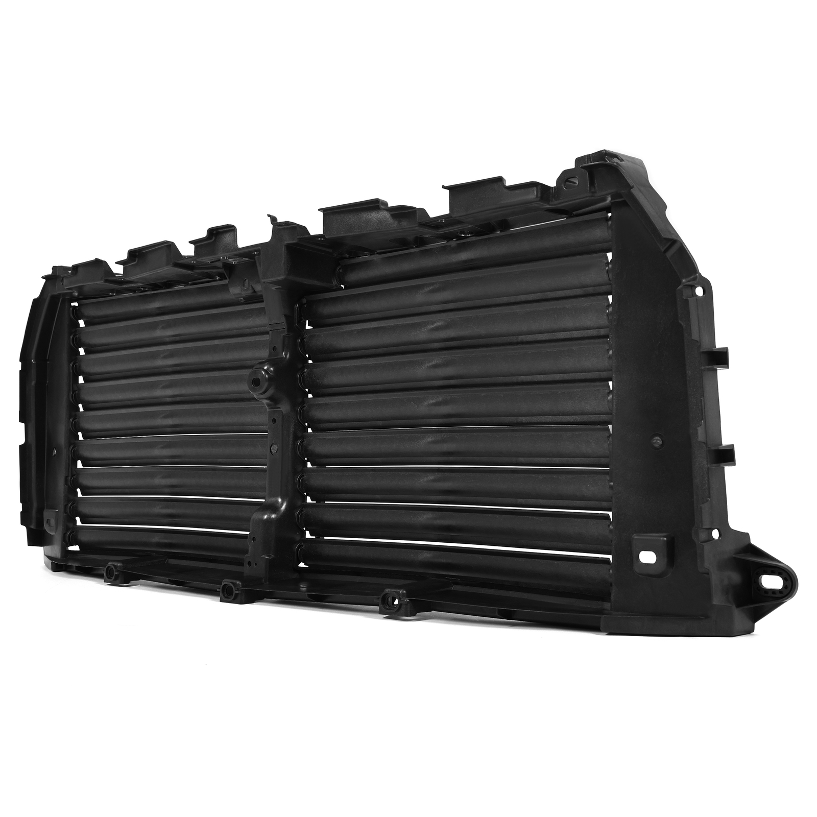 For Ford F-150 2015-2017 Front Upper Radiator Grille Air Shutter Assembly Black