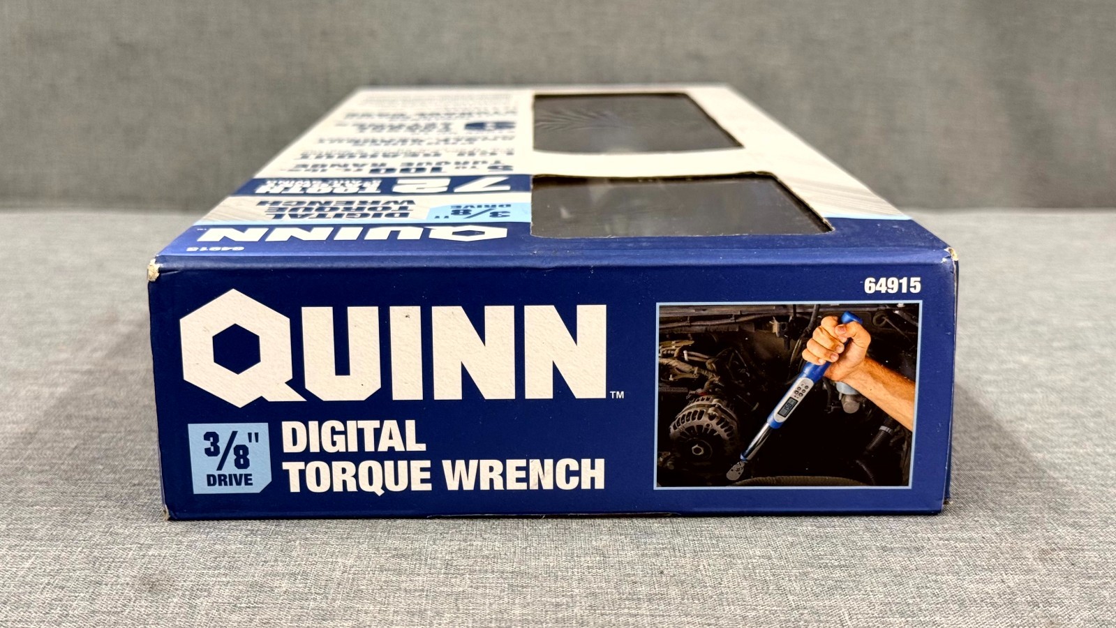 NEW Quinn 3/8 inch Drive Digital Torque Wrench 5 to 100 ft lbs - 64915 Free S/H