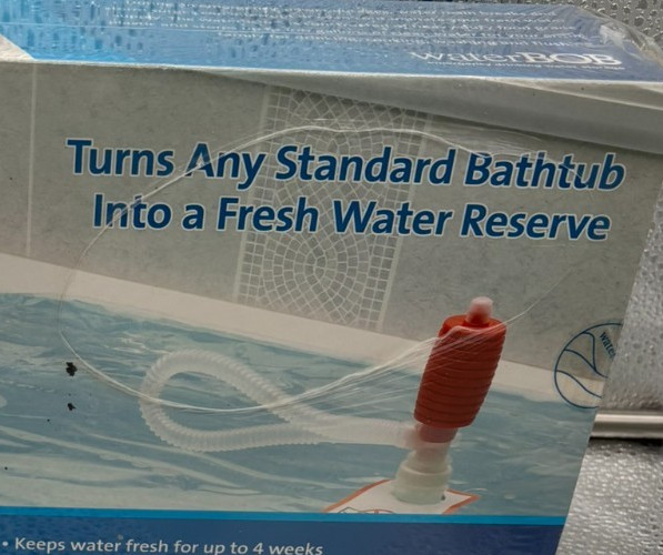 Water BOB Survival Emergency Drinking Fresh Water Storage 100-Gallons Kit SEALED