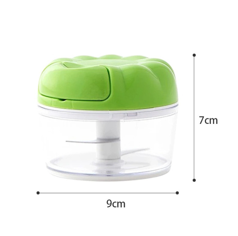 1pcs Mini Garlic Masher Food Chopper Manual Vegetable Meat Grinder Kitchen Tool