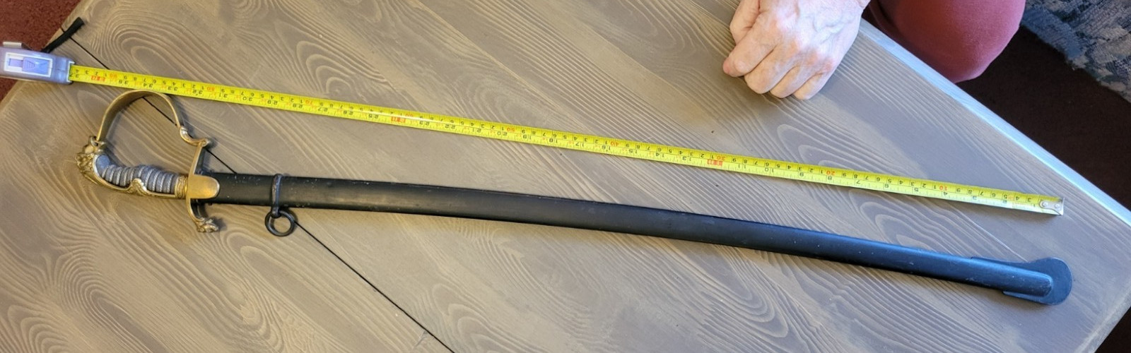 Antique WWI German/Prussian Triple-Etched Lion's Head Officer's Sword