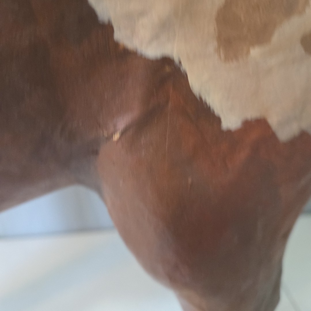 Vintage Paper Mache Spotted Blanket Appaloosa Horse Statue Indian Native