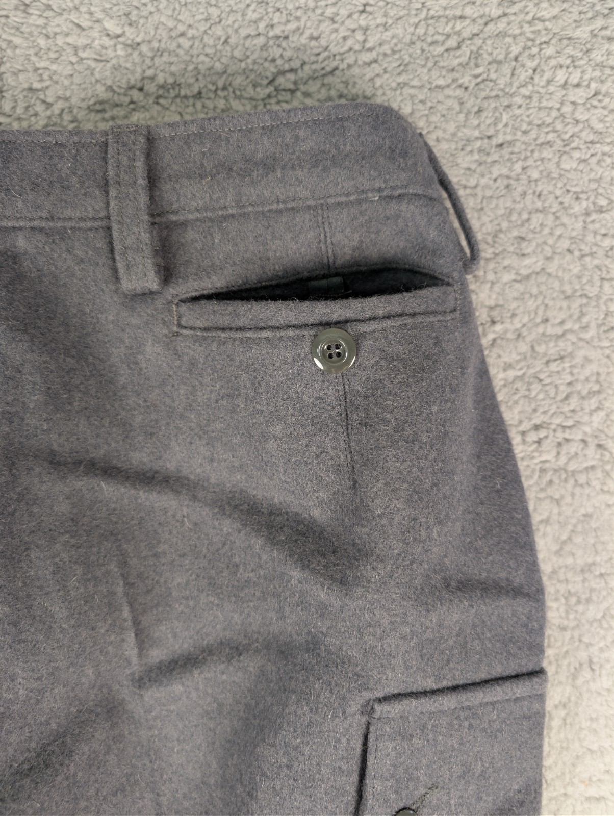 Genuine Finnish Military M65 Wool Pants Gray Medium 34" x 30" - Unused Condition