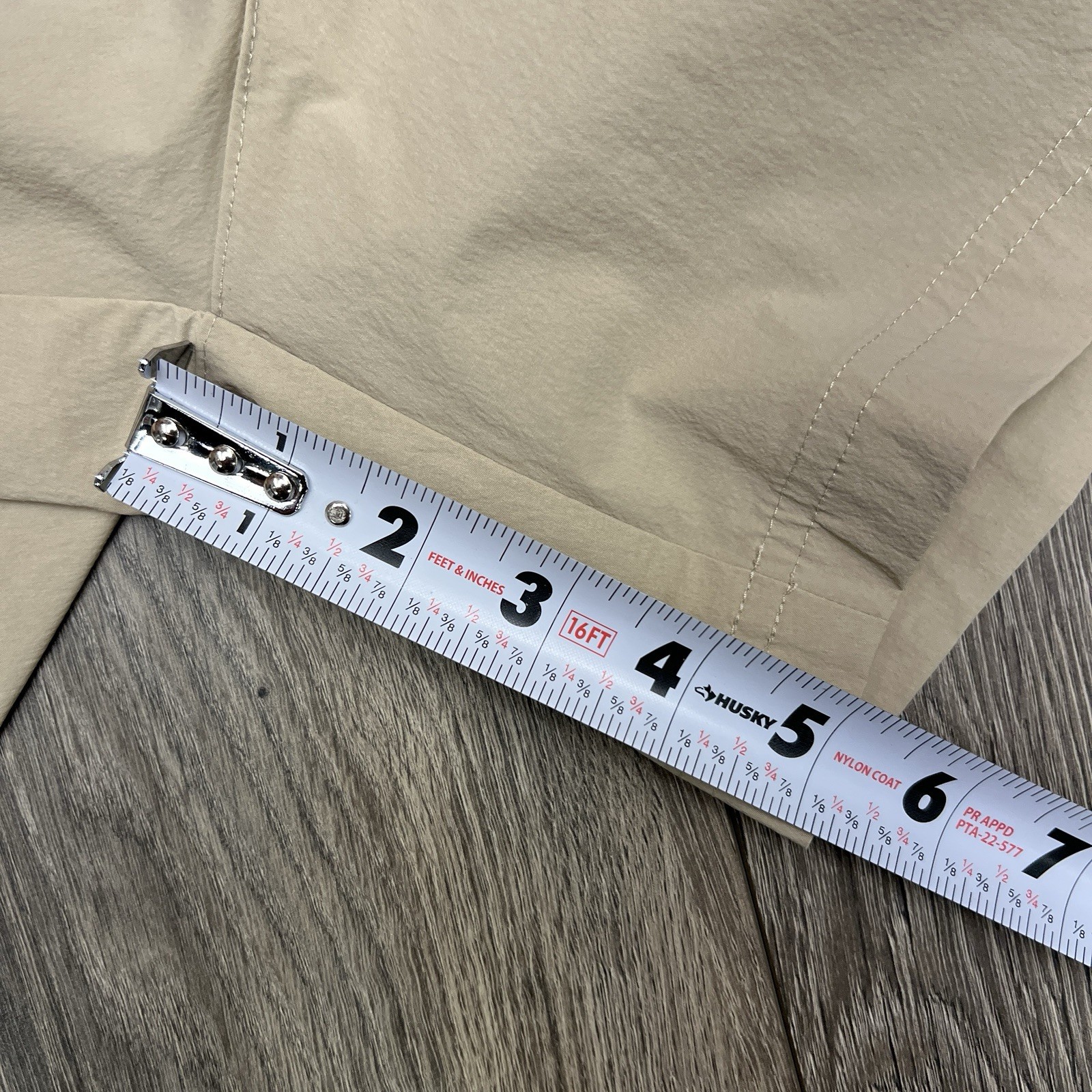 New Balance Shorts Sz Large Mens Light Brown Woven 5" Athletic Stretch $60