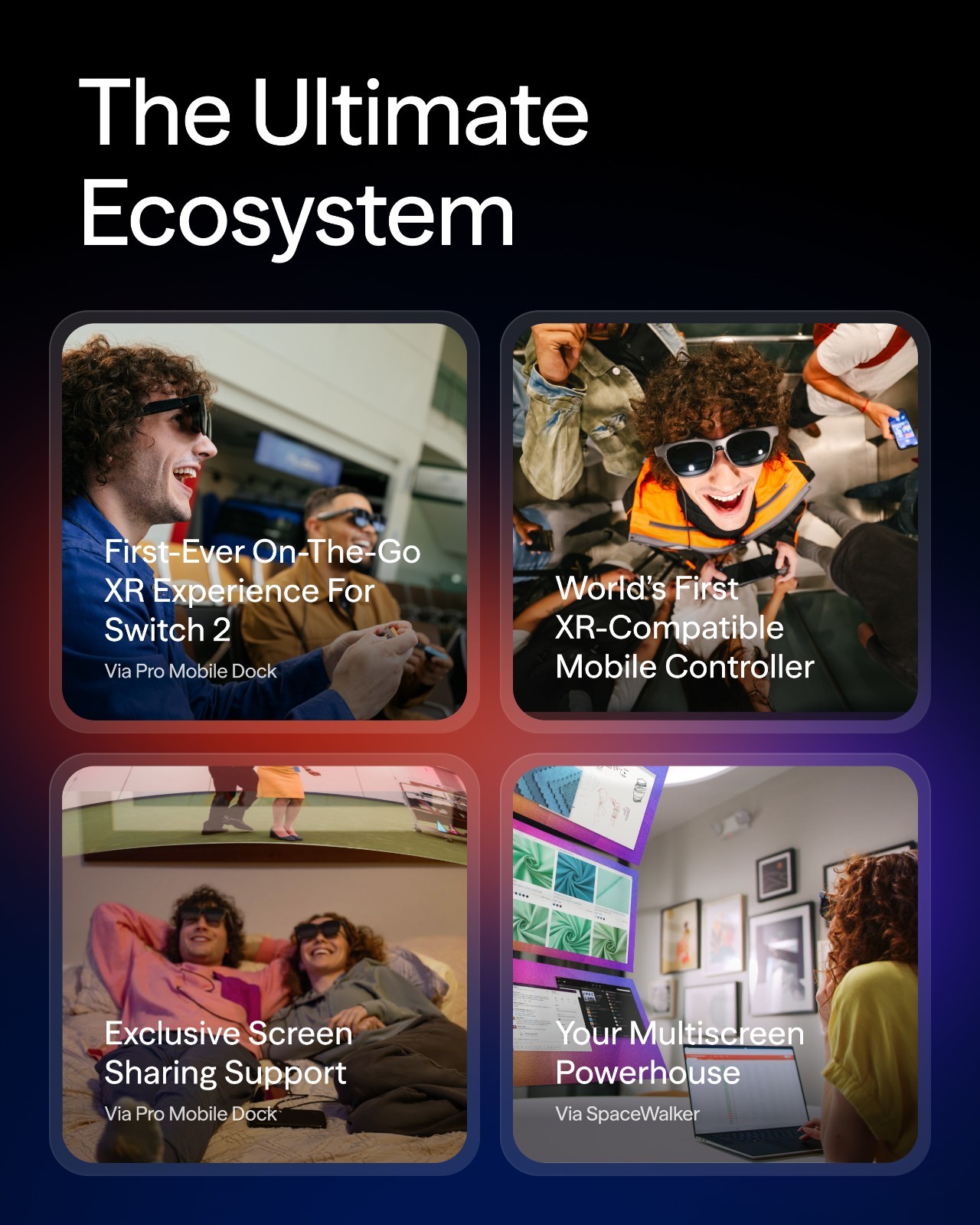 VITURE Luma XR AR Glasses — 146” 1200p Ultra Sharp Display 1000 Nits 50° FOV