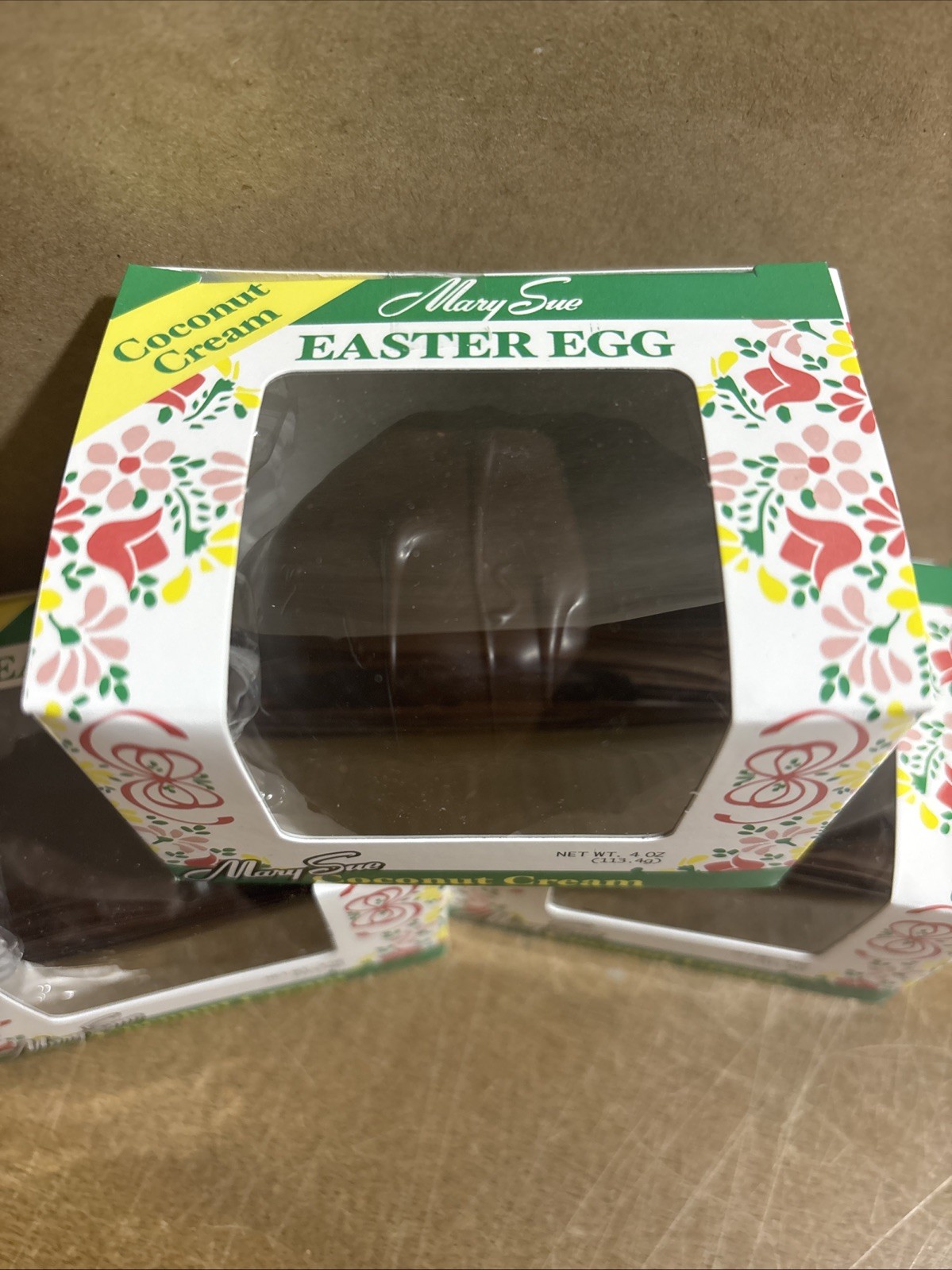 3 Mary Sue 4oz Chocolate Coconut Cream Egg Easter Hunt Candy Like Lerro Zitners