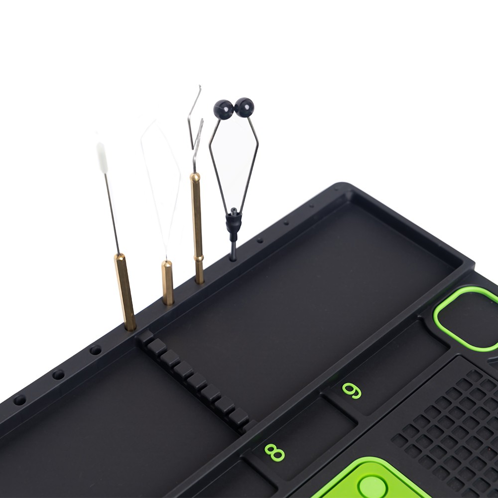 Fly Tying Mat Magnetic Workspace, Tool Organizer Station, Storage Desk Accessory