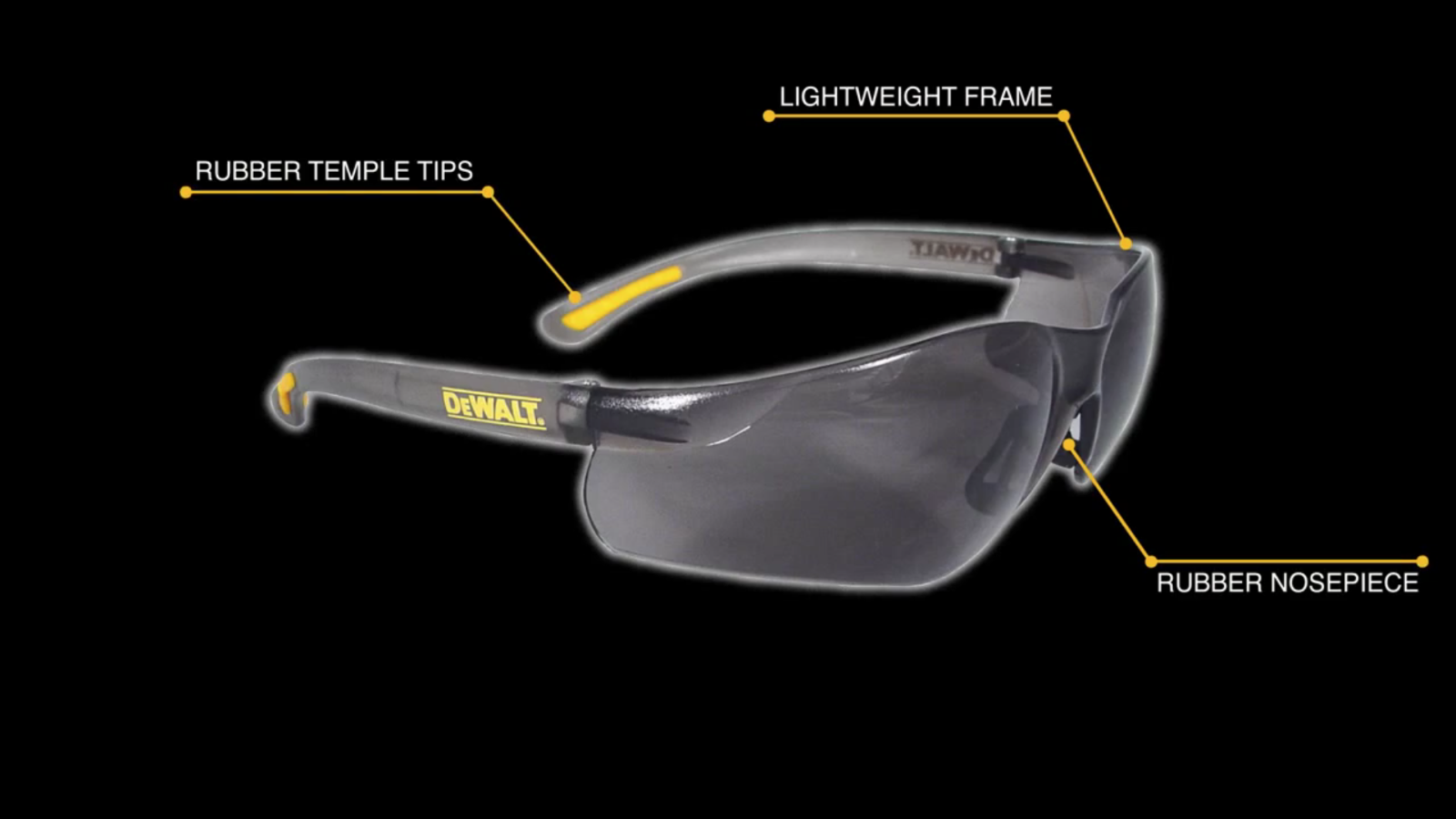 12 pack DEWALT DPG52 Contractor High Performance Safety GLASSES