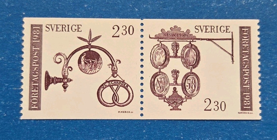 Sweden Stamps, Scott 1385a Complete Set MNH