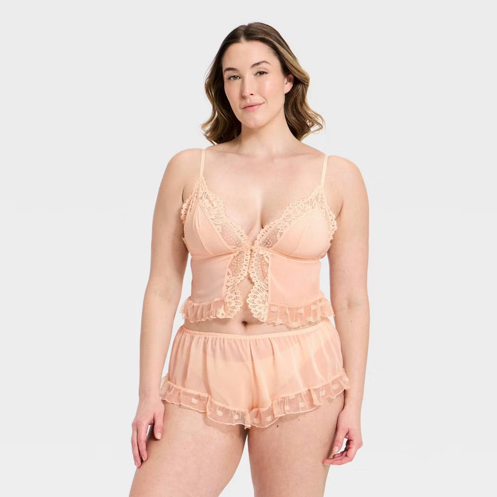 Women's Heirloom Lace Top Set - Auden Sand M