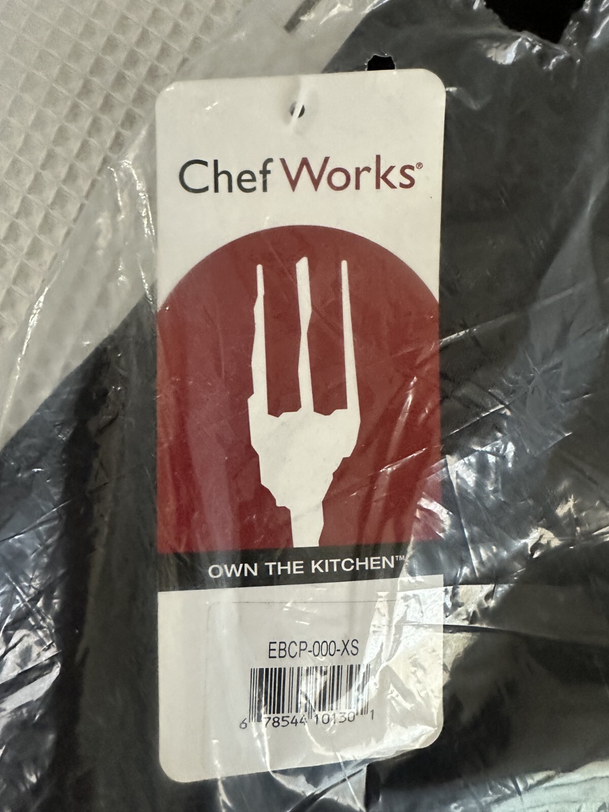 NEW! Genuine! Chef Works Men's Designer Baggy Chef Pants EBCP-000-XS