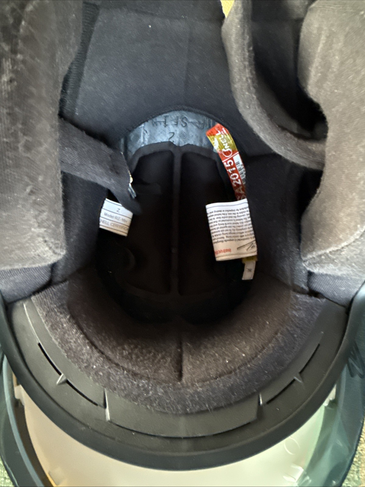 Zamp RZ-16H 3/4 Racing Helmet Snell SA2015 Medium, 58cm White Composite Like New