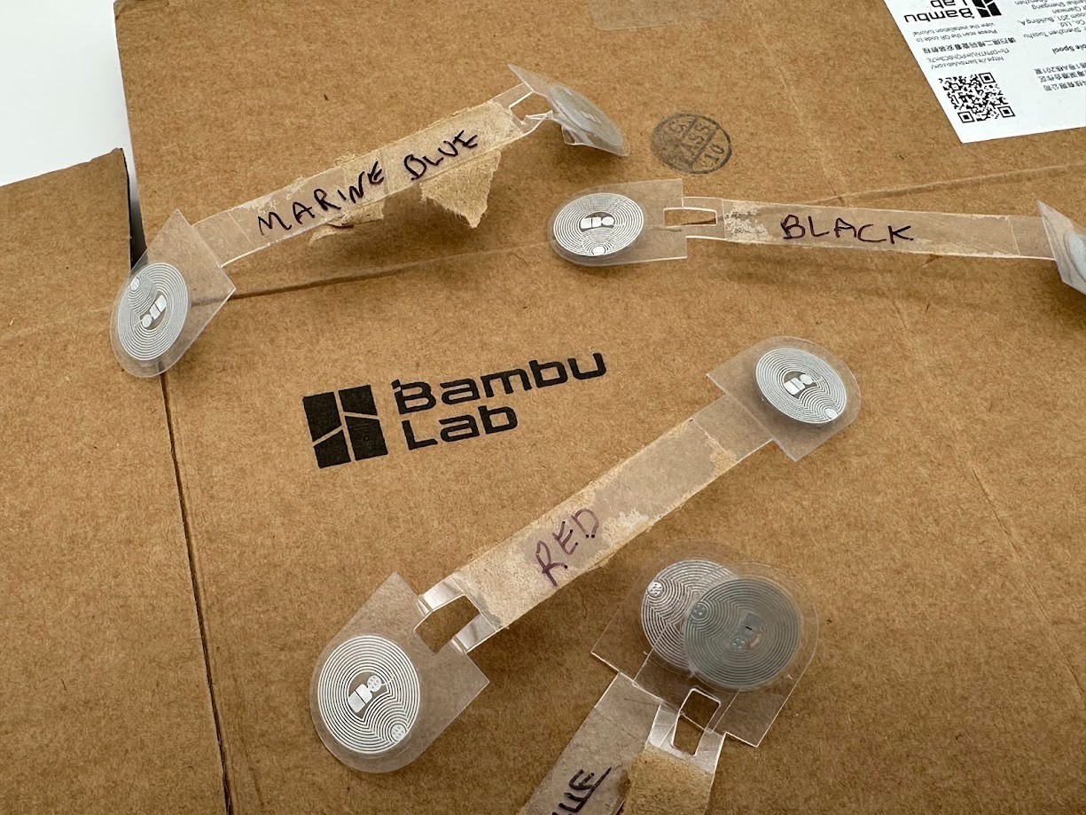 Bambu Lab Reusable Filament Spool PLA RFID NFC Tag ONLY - NO SPOOL