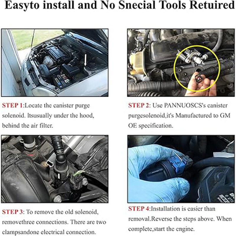 🔥 Toyota & Lexus Evap Vacuum Vapor Canister Purge Valve Solenoid 90910-12259 🔥