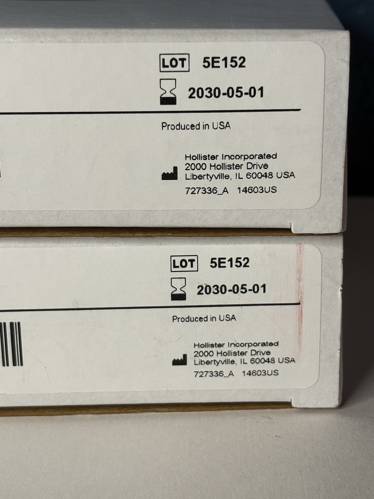 10-Hollister 14603 New Image 2 Piece Skin Barrier, 2 Boxes of 5 Each - Exp 2030