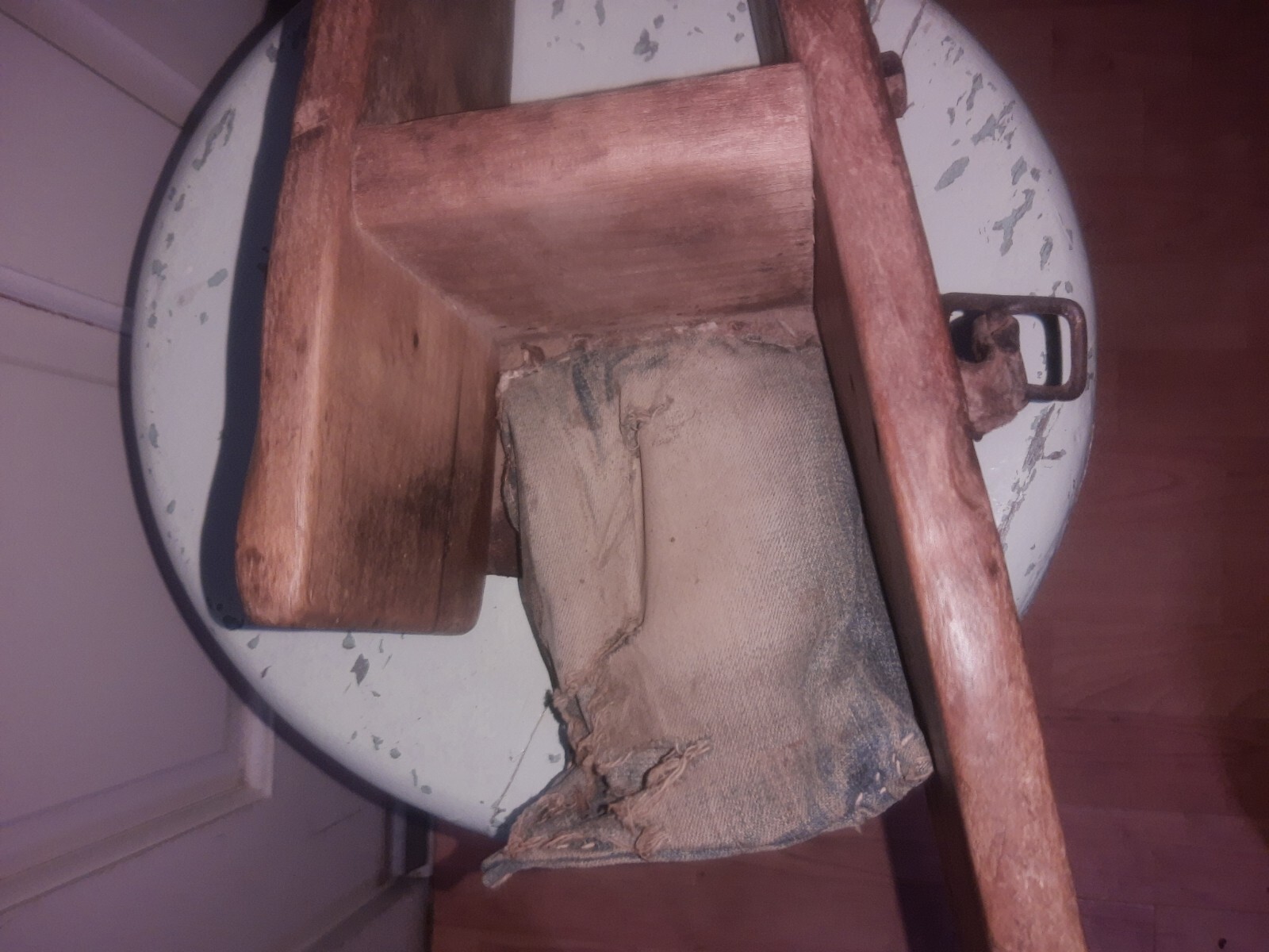 Antique Wooden Prosthetic Peg Leg Civil War Era 1860's Ky Find Kitsch Oddity Vtg