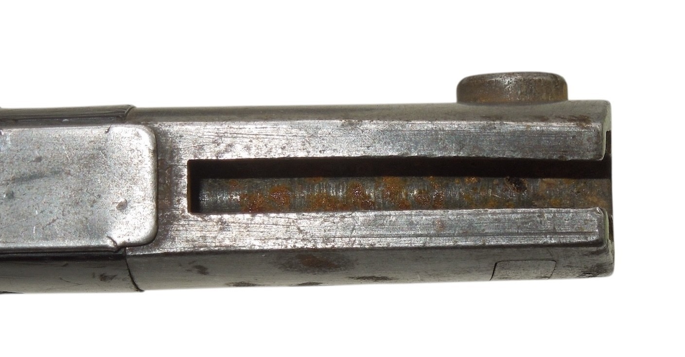 Original WWII German Army Non Matching Numbers Bayonet Scabbard Frog 41 FNJ