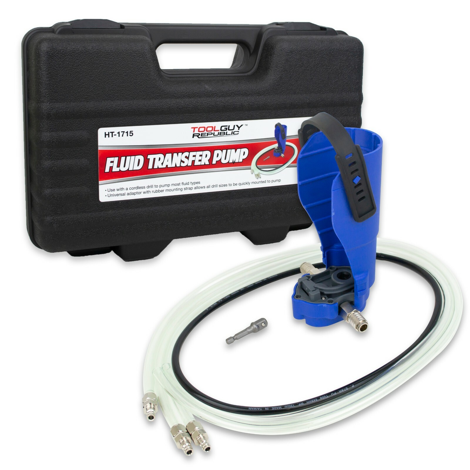 TGR Fluid Transfer Pump - Powered by an Air Ratchet or Cordless Drill