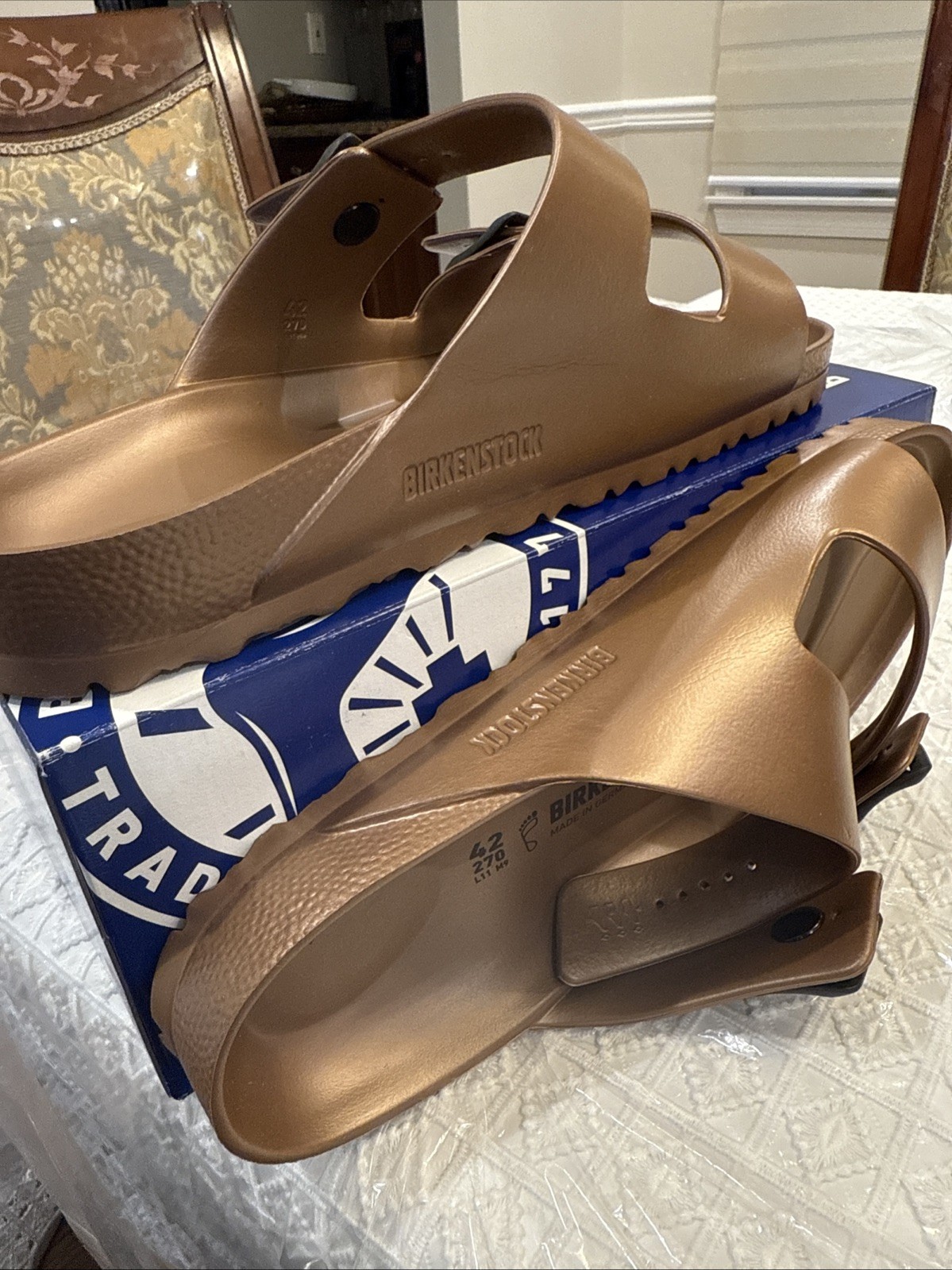 Birkenstock Arizona EVA Copper 42 Normal Fit 11w/ 9m