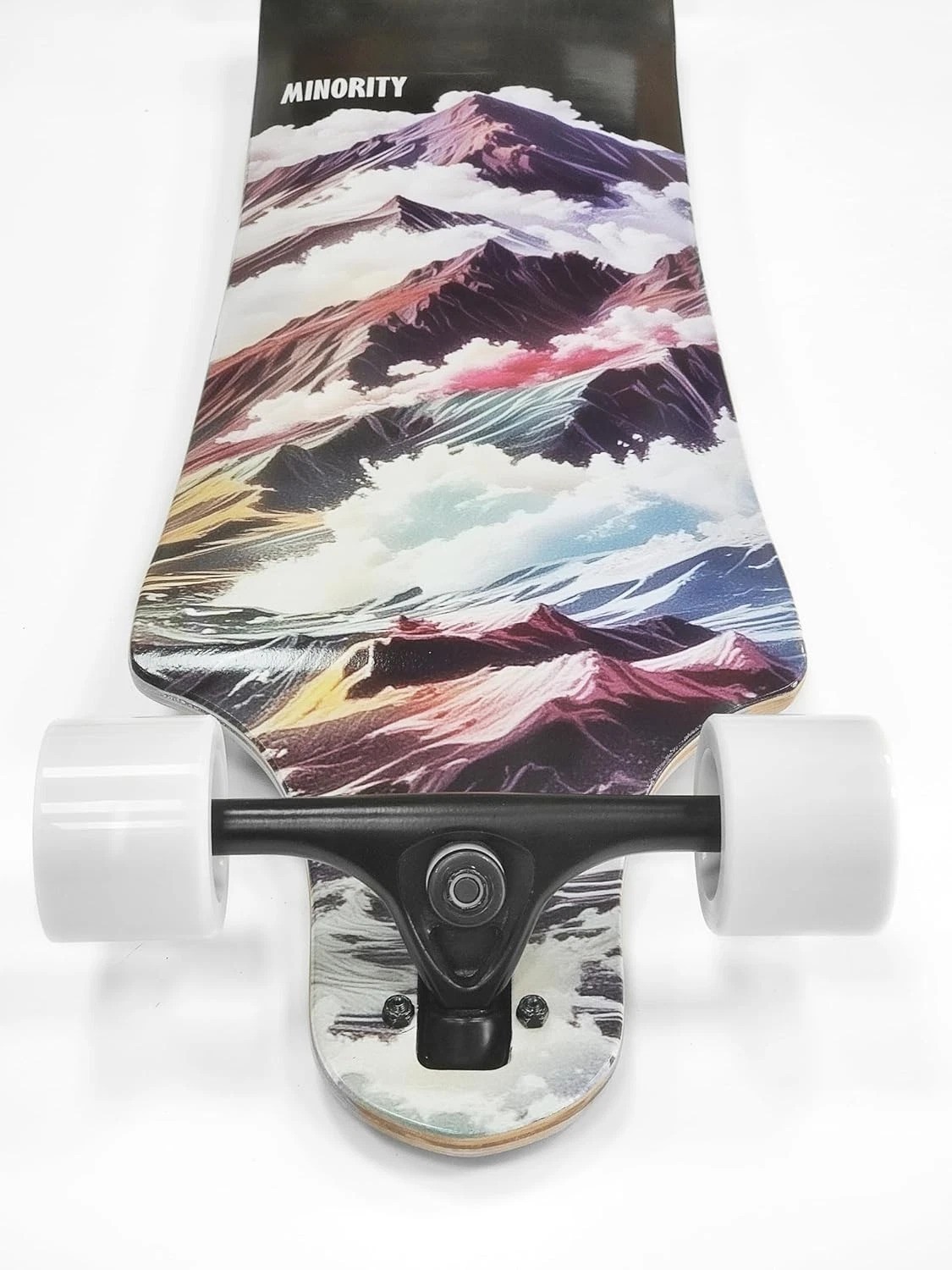 Downhill Maple Skateboard | 40-inch Drop Trough Deck | Made for Cruising Ride