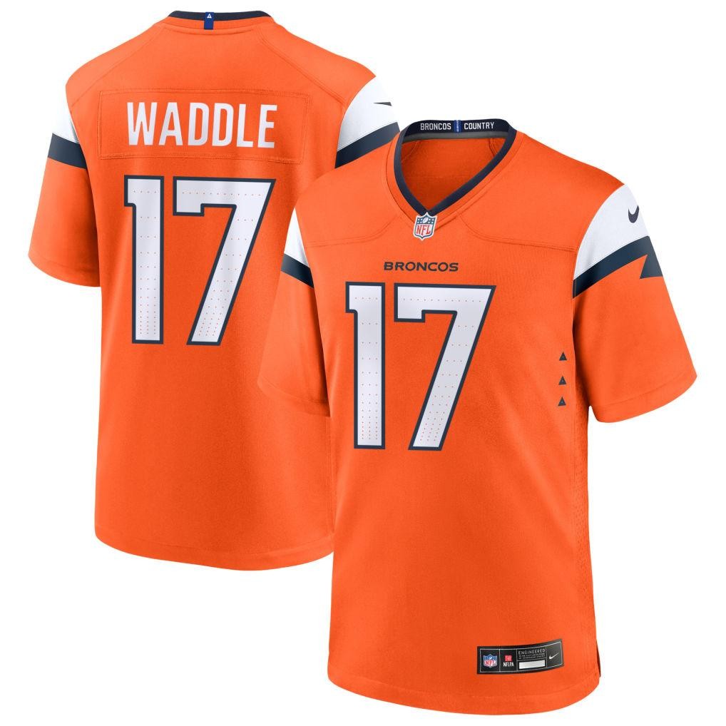 Jaylen Waddle Broncos Men stitched Jersey