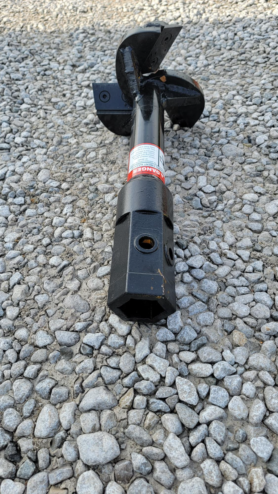 Danuser 10" Hex Stump Auger Planer With Steel Cutting Blades and Pilot 190127