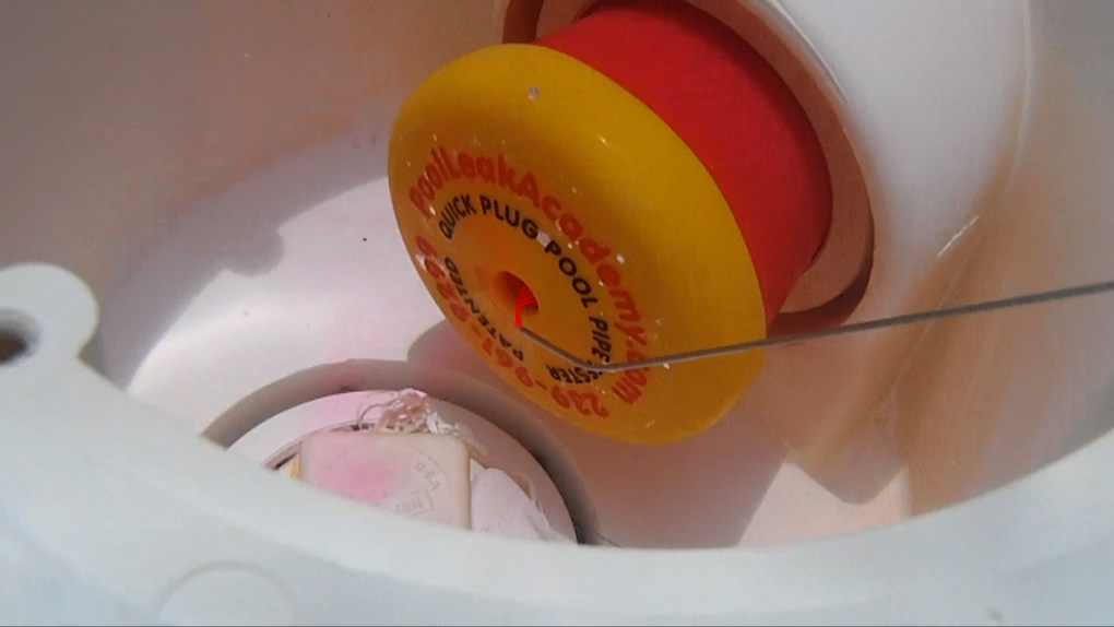 Swimming Pool Leak Detection: 6 dye testing cones- quick plug pool pipe testers