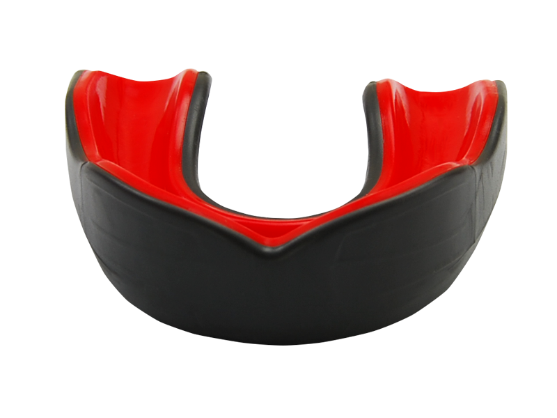 Oral Mart Boxing Martial Arts MMA Flag Football Mouth Guard (Black/Red)