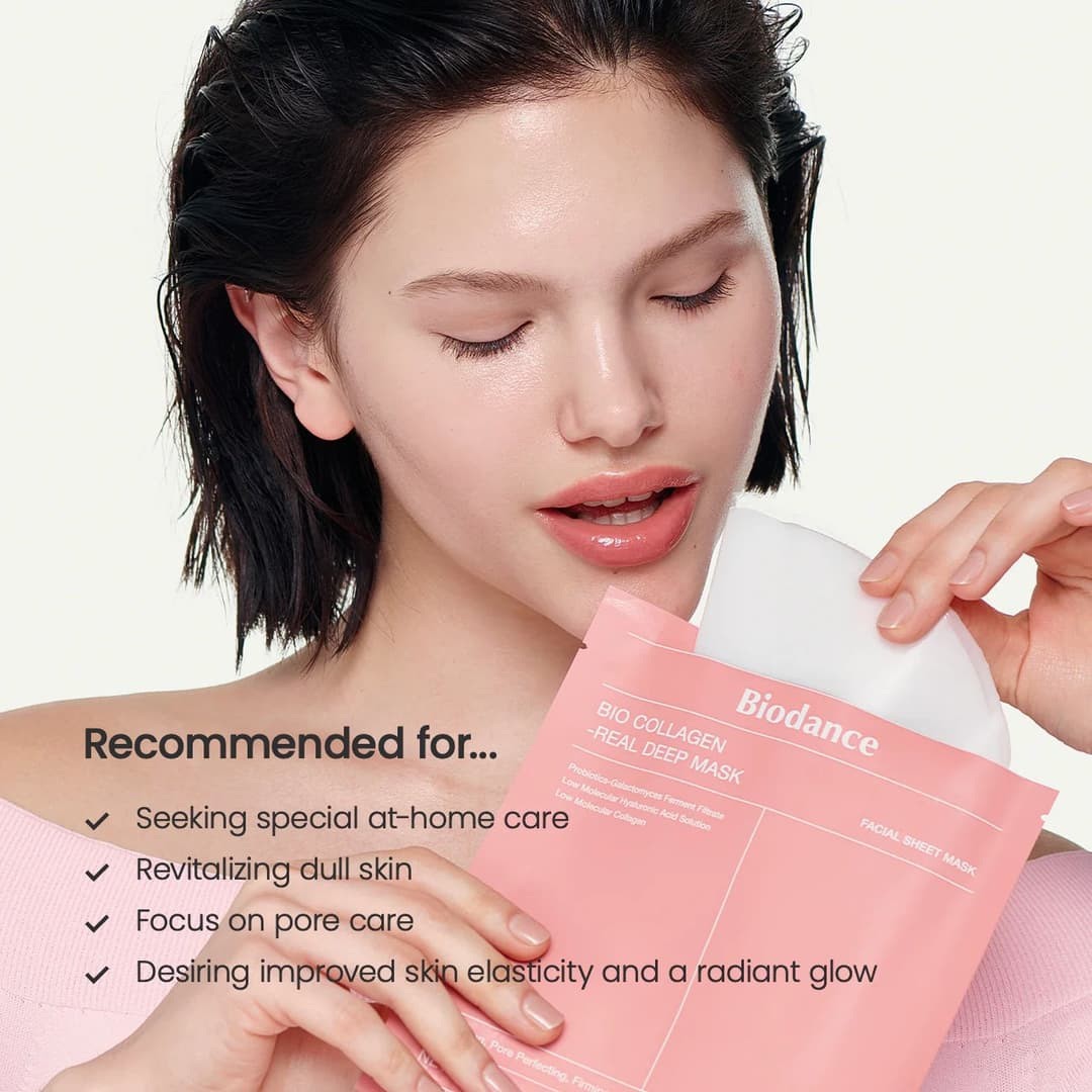 “Original Korean Biodance Collagen Masks 4-Pack, Ships from USA.”