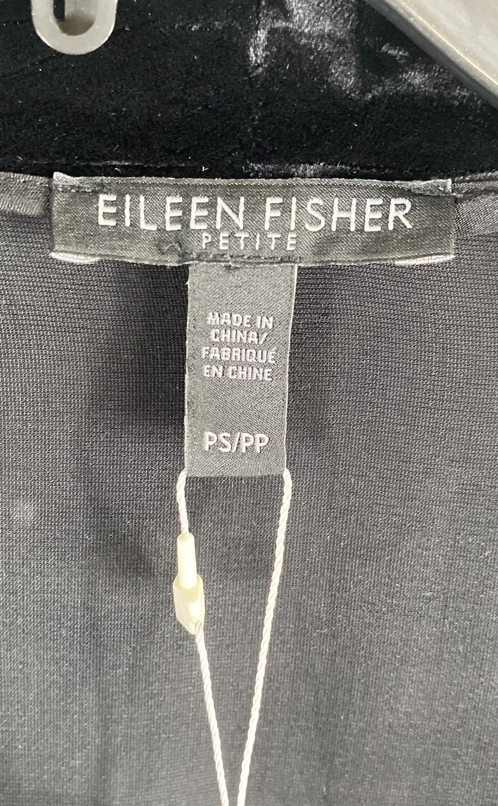 Eileen Fisher Women's NWT Black Velvet Silk Blend Kimono Jacket Size PS
