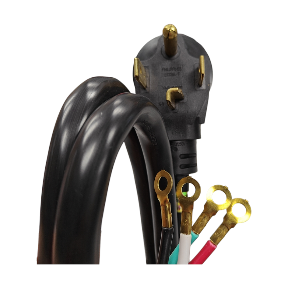 Kenmore 6 Ft. Electrical Dryer Cord 4 Prong Plug 30 AMP Heavy Duty 250V 57001
