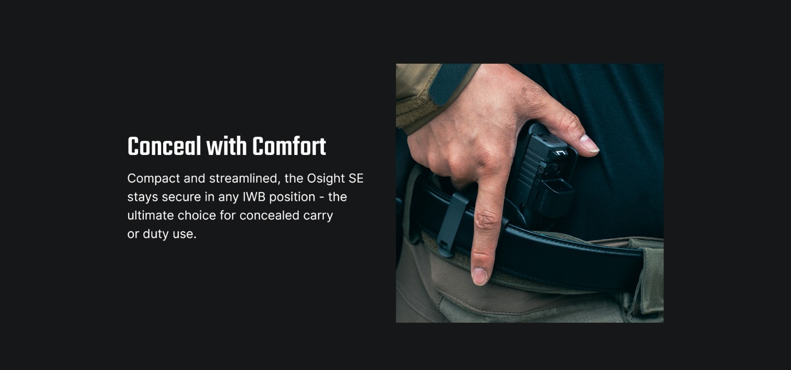 Olight Osight SE RMSc Footprint Enclosed Red Dot Multi-Reticle Sight with Batter