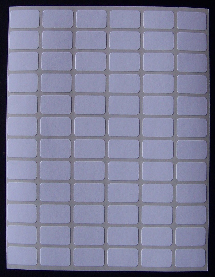 500 All Purpose Removable Adhesive Price Labels Tags Stickers 3/8” x 5/8”