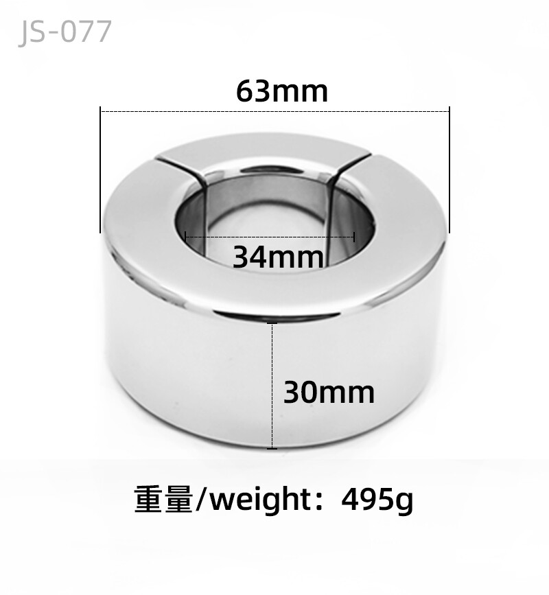 Men Ball Stretcher Weight Heavy Magnetic Stainless Steel Ball Stretching Weight