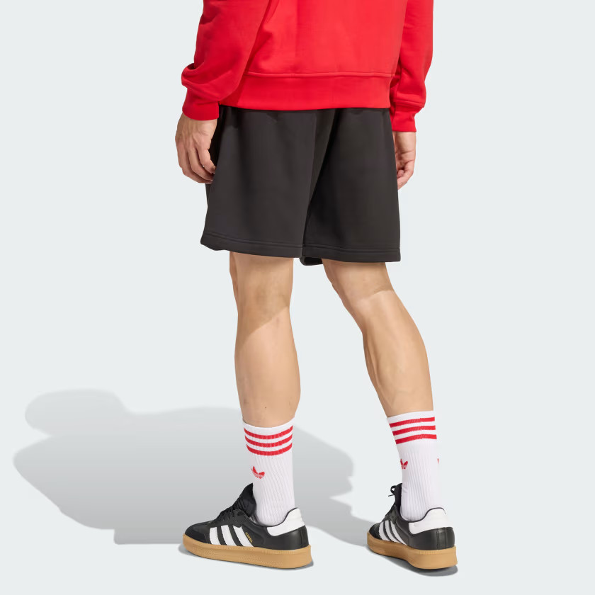 adidas men TREFOIL ESSENTIALS 7 inch FLEECE SHORTS