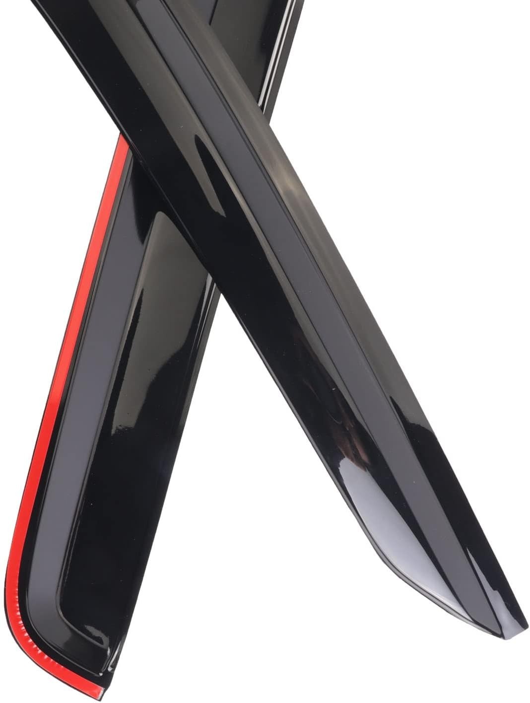 Smoke Black Outside Mount Rain Guards Window Visor 2019-2023 Sierra/Silverado