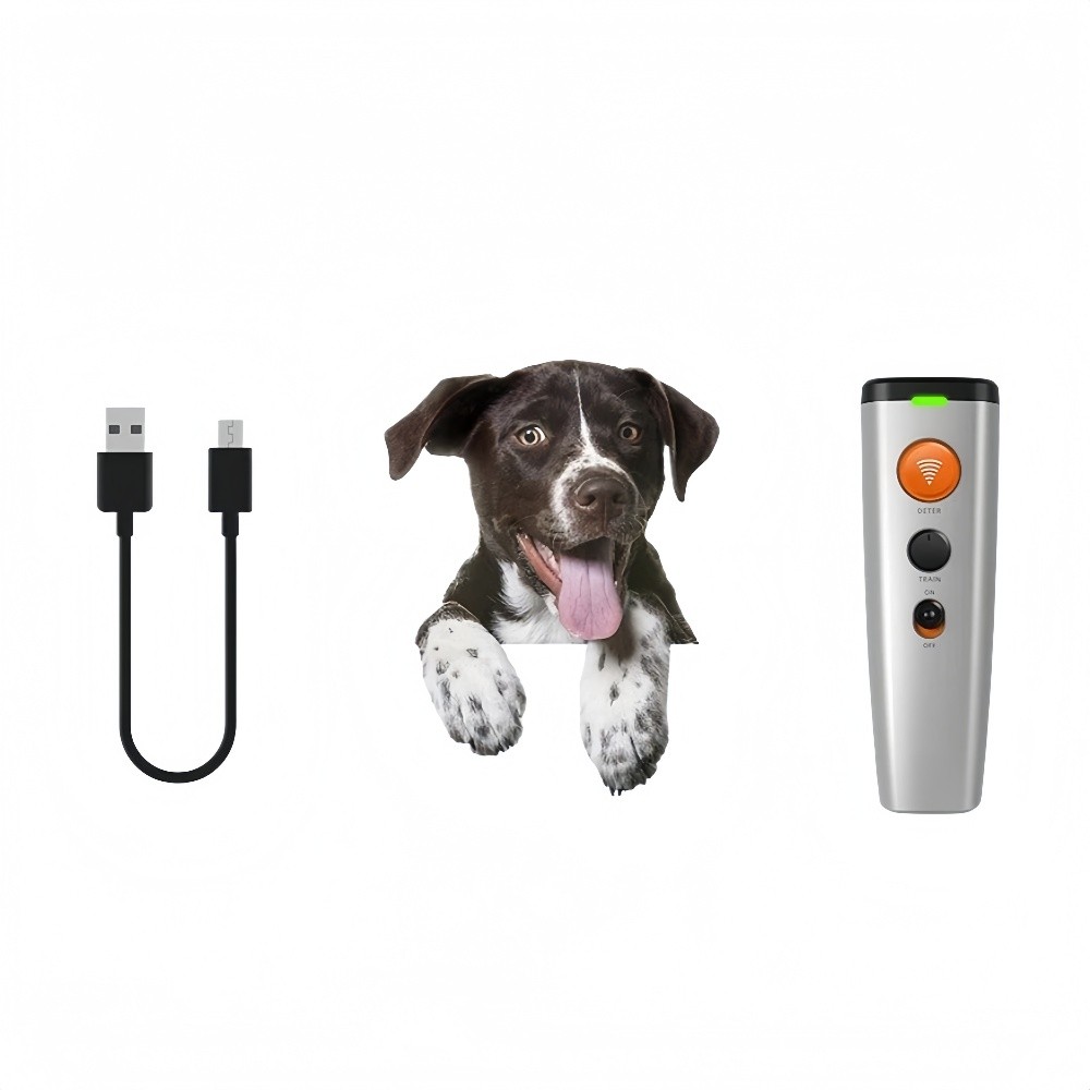 Ultrasonic Anti-Barking Device Dog Bark Control Sonic Silencer Trainer Outdoor