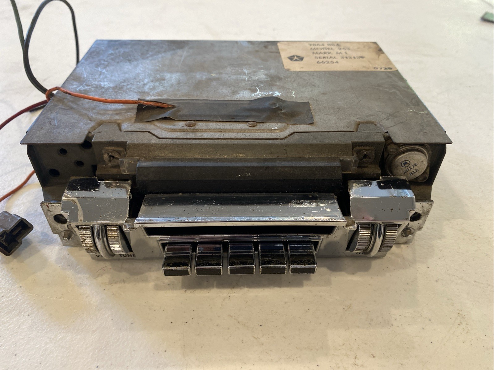 1967 1968 Dodge Polara Monaco WORKING AM radio 2864884 Mopar 67 68 Music Master