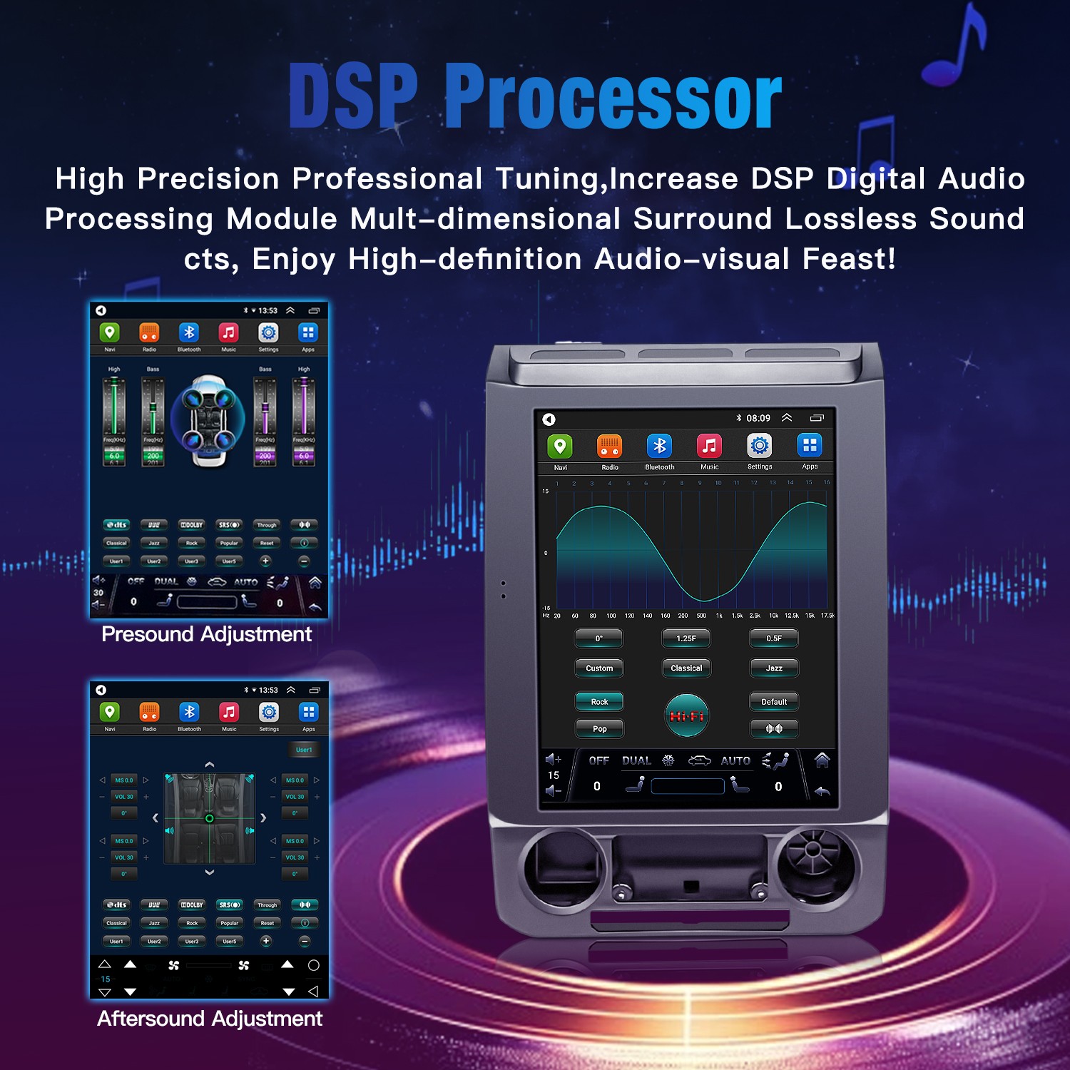 12.1" CarPlay Wireless GPS Navigation HD Display Radio for Ford F-150 2016-2021