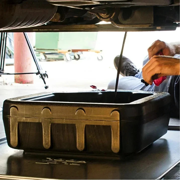 16 Qt Oil Drain Pan Leak-Proof Large Capacity Auto Container
