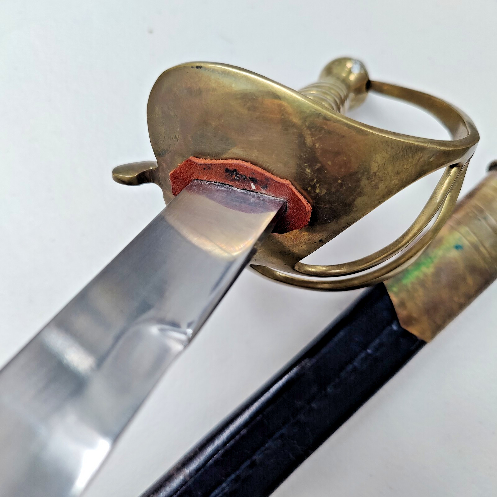 Revolutionary War Reenactor Continental Army Officers Sword w/ Brass Guard Repro