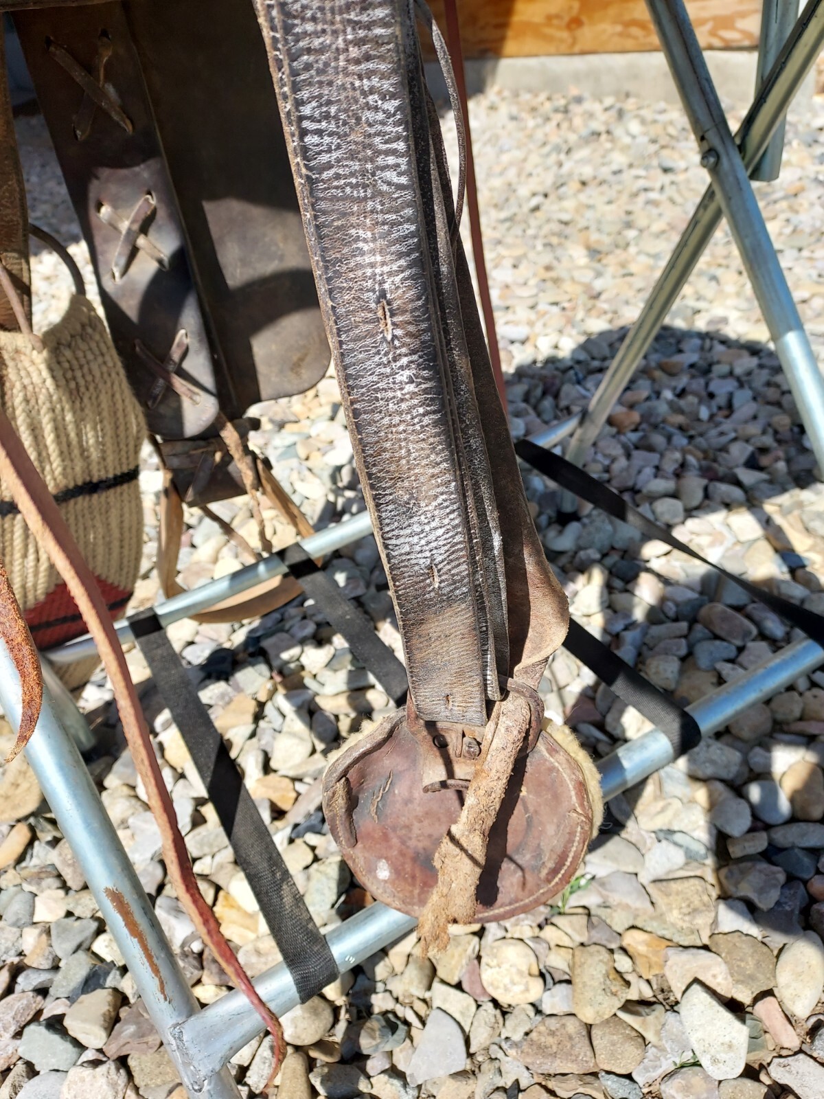 Antique Joseph Sullivan Fort Benton Montana - Saddle - Square Skirt - 13" seat