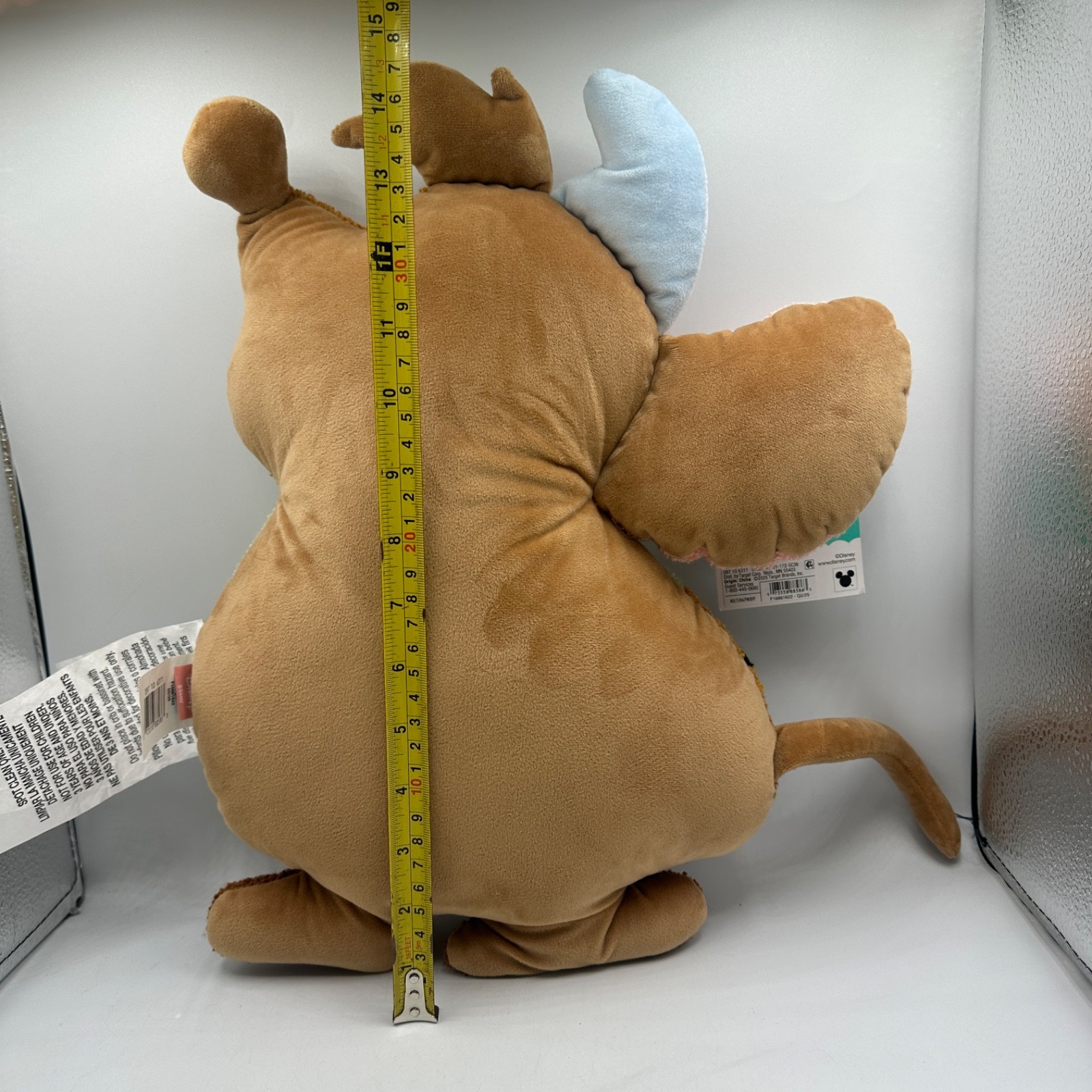 NWT Disney Princess Cinderella Sidekick Gus Gus Mouse Pillow Plush Pillowfort