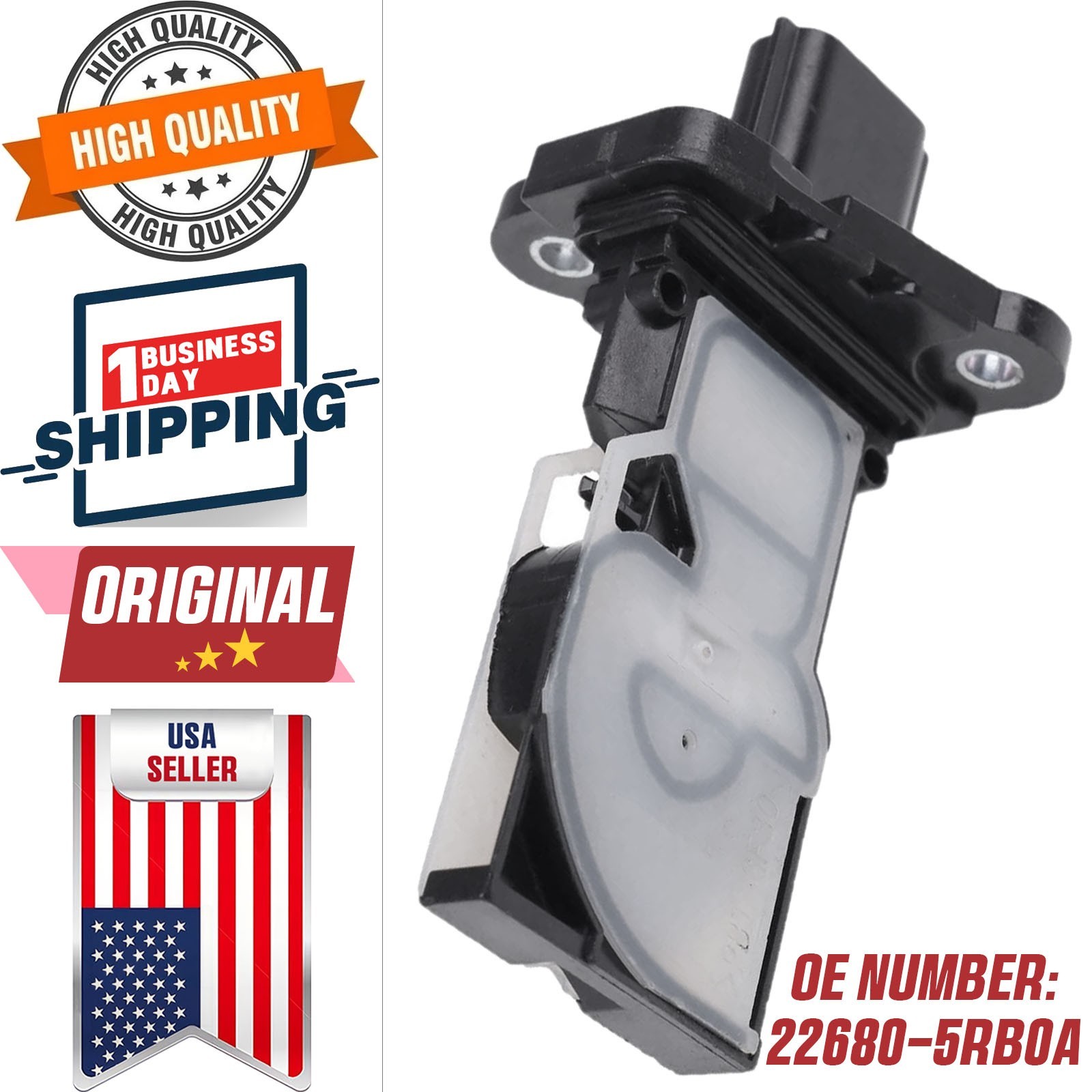 OEM Genuine MAF Mass Air Flow Sensor 22680-5RB0A For 2015-2023 Nissan Infiniti