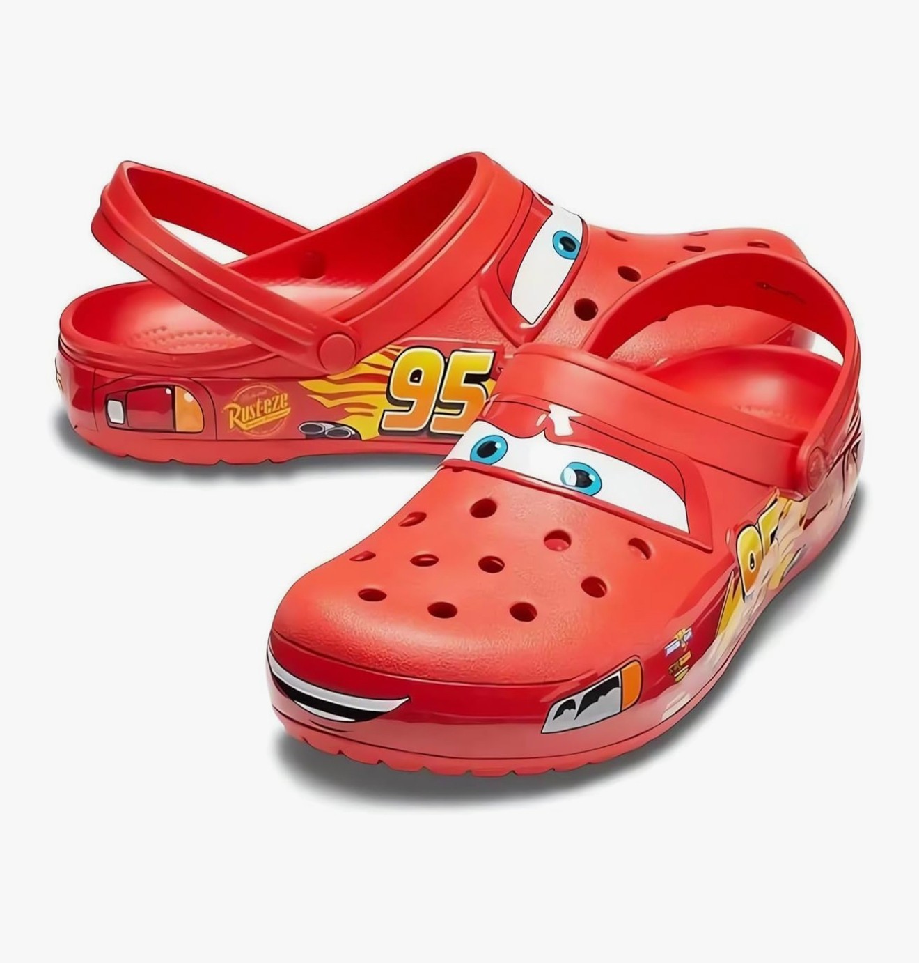 NEW Crocs Lightning McQueen Clog Adult Shoe Limited Classic No Lightup