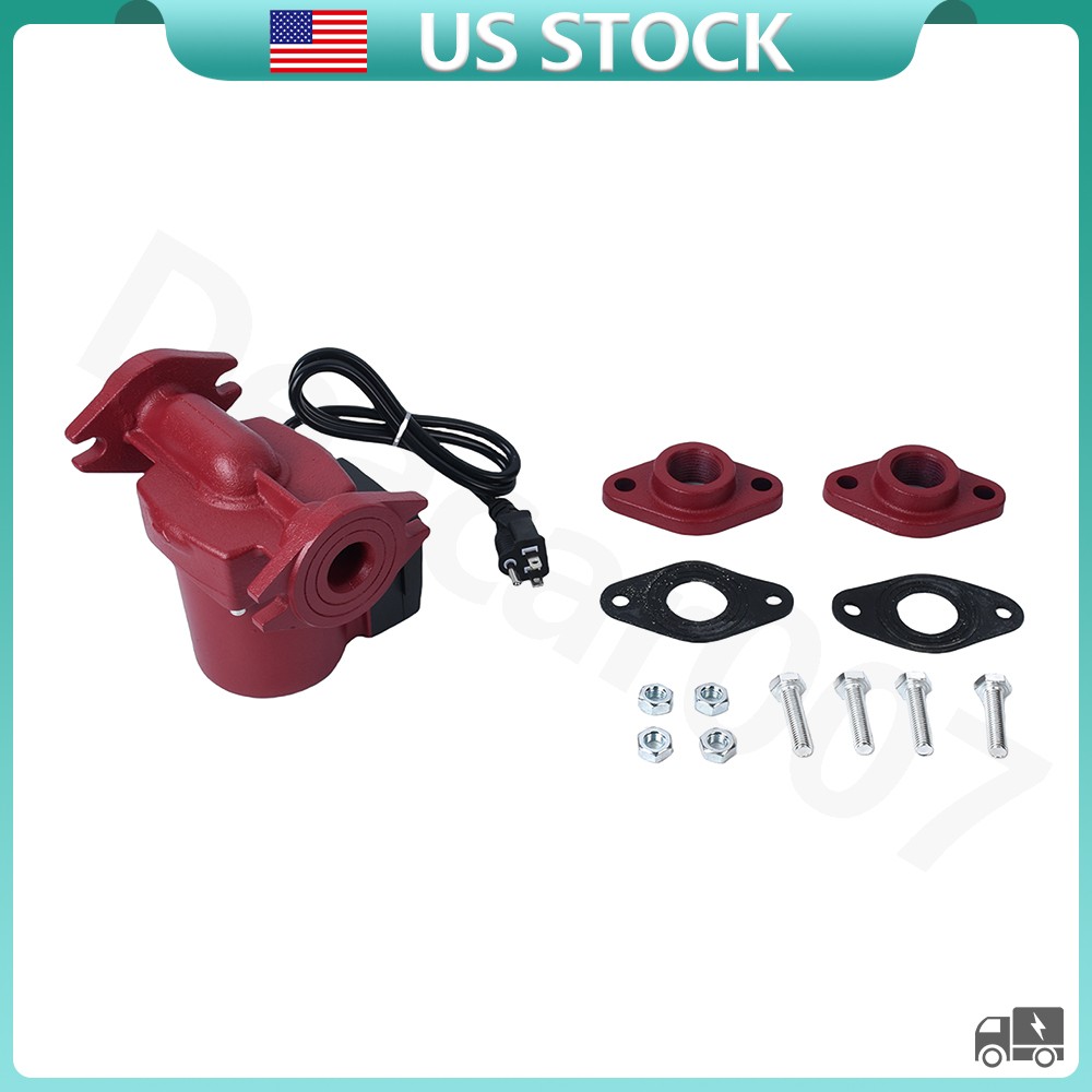 Cast Iron Circulator Pump 115V 1/3 HP Cast Iron For Grundfos 95906630 UPS26-150F