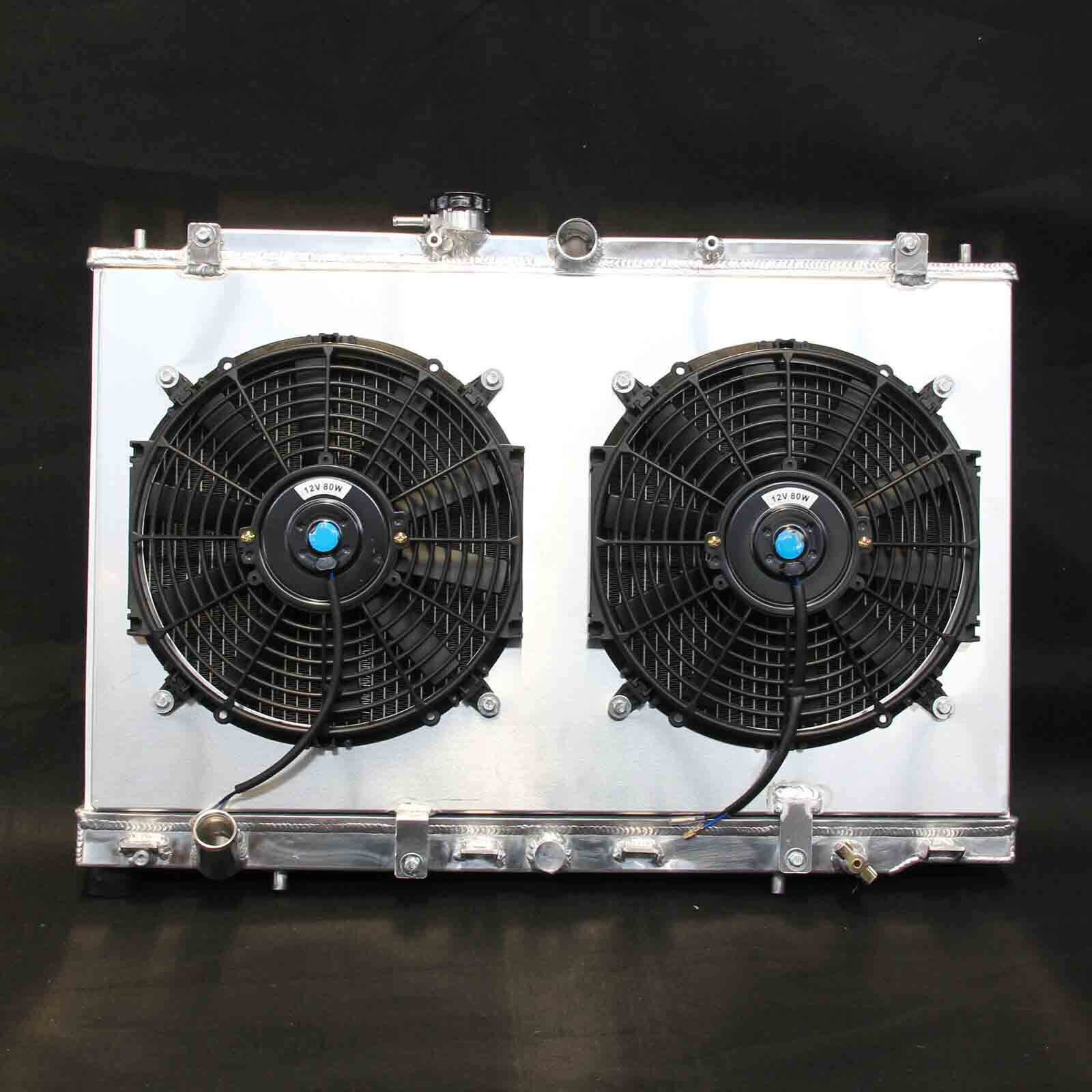 Aluminum 2Row Radiator With Fan Shroud For Acura 2001-2003 CL/TL 3.2L V6 2375 MT