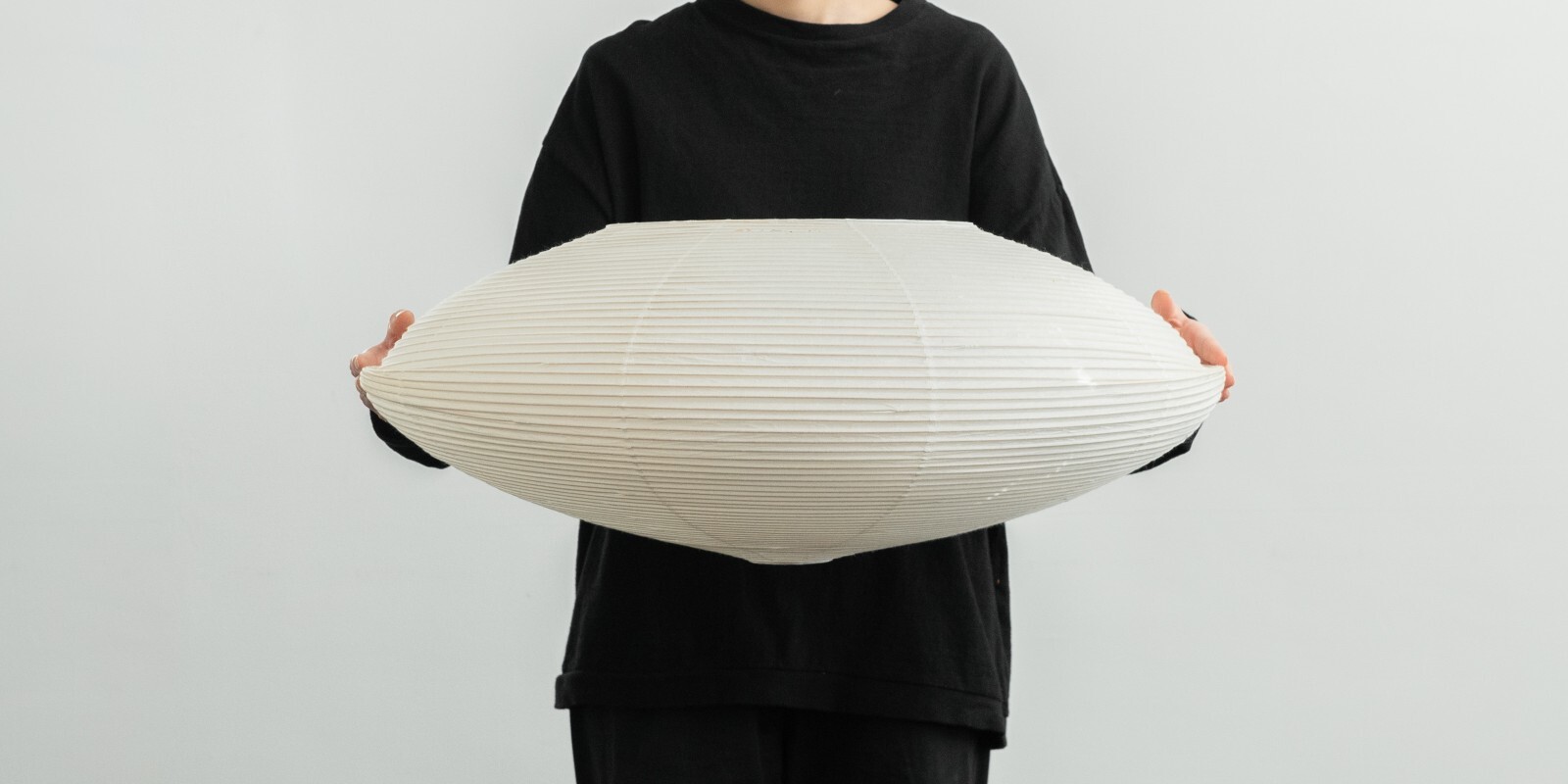 Isamu Noguchi AKARI 21A Pendant Lamp Shade and Frame Set W660mm H290mm (φ660mm)